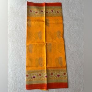 Beautiful brand new yellow saree